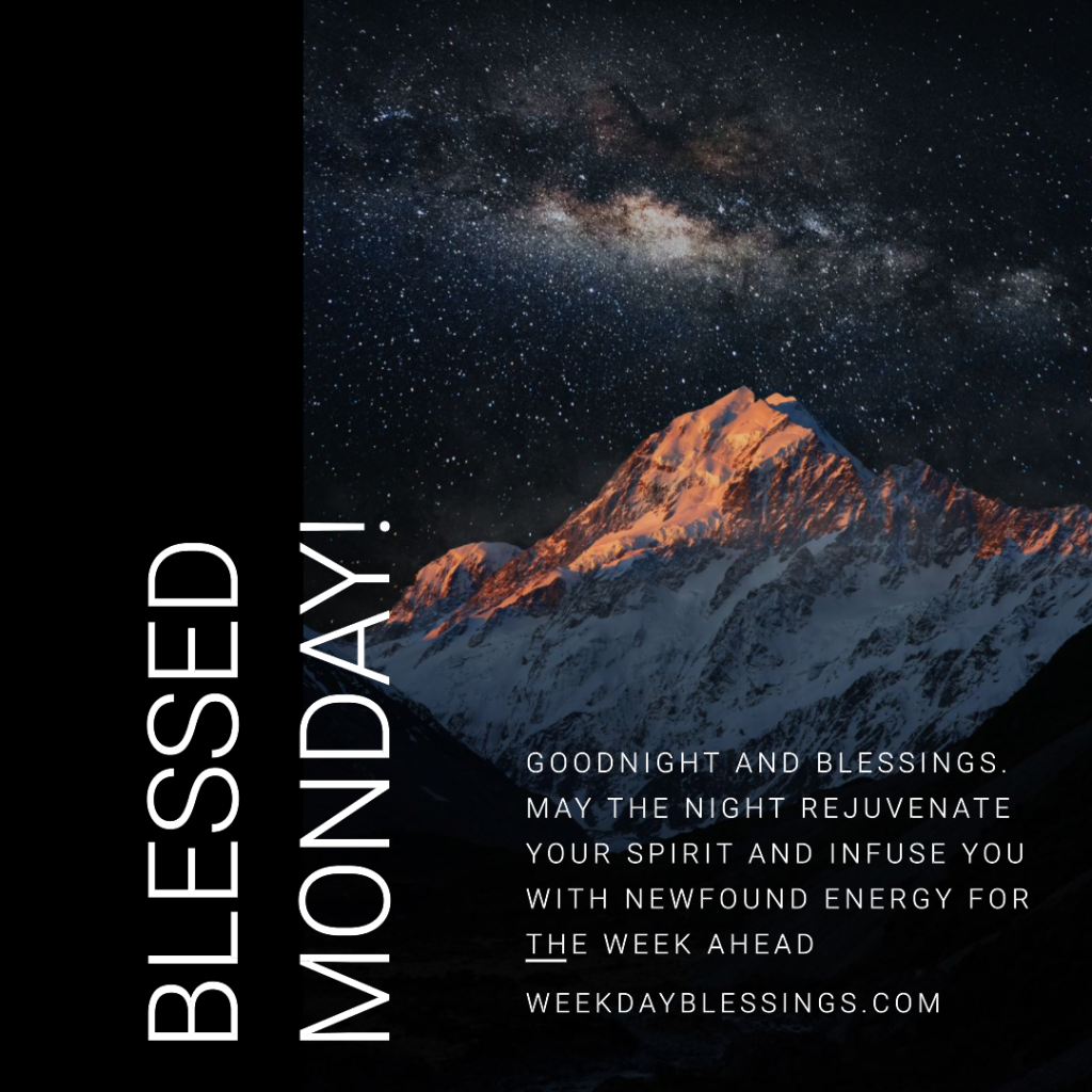 Monday Night Blessings 1