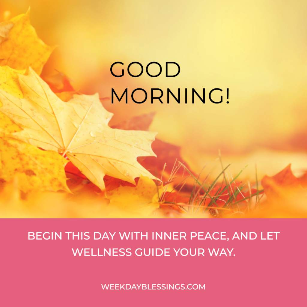Morning Blessings for Personal Growth and Wellness 1