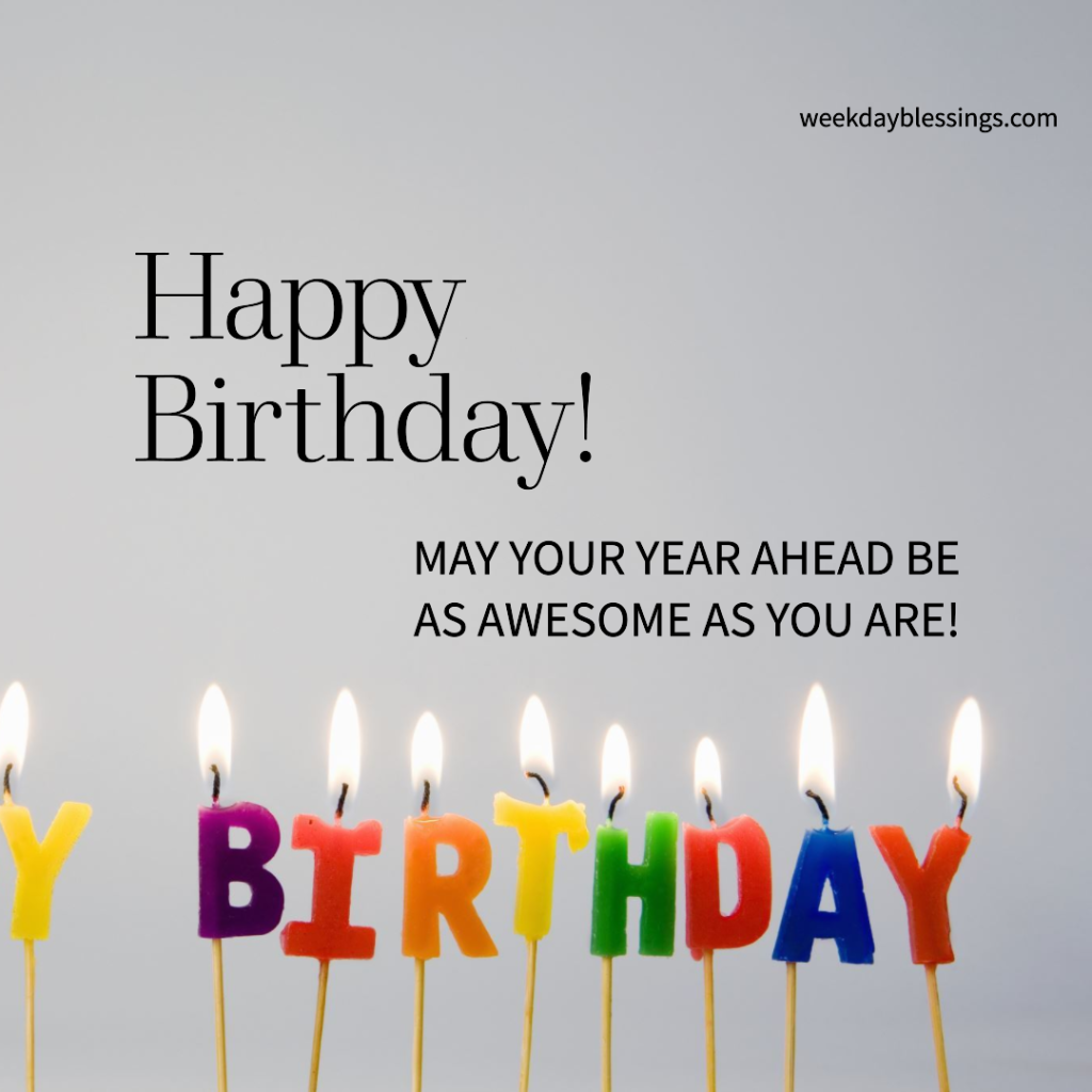 Short Birthday Blessings