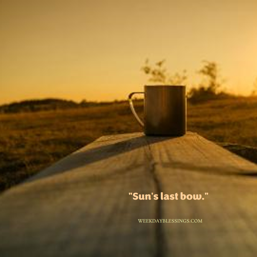Short Sunset Captions