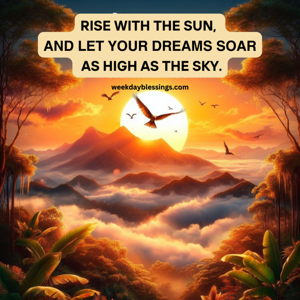 Sunrise good morning images with nature